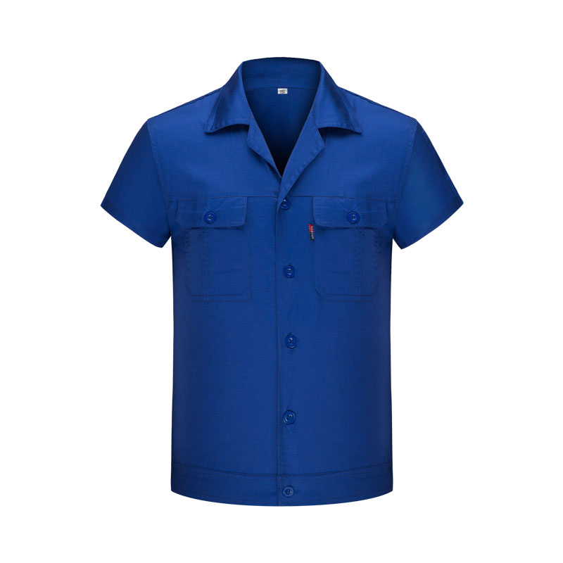 夏季短袖夹克工作服纯棉333